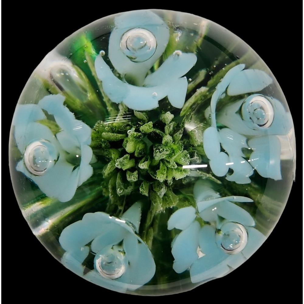 St Clair Paperweight 1983 ‎ Flowers Green